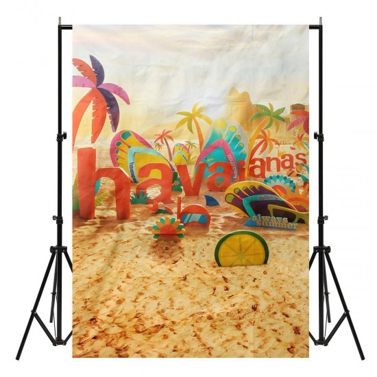 5x7ft Summer Beach Vocation Sea Photography Backdrop Studio Prop Background