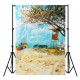 5x7ft Summer Beach Vocation Sea Photography Backdrop Studio Prop Background