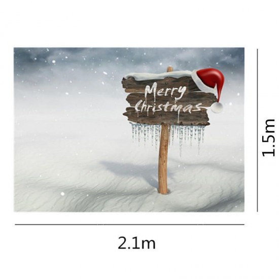 7X5FT Christmas Vinyl Backdrop Photography Prop XMAS Studio Photo Background