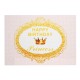 7x5FT Golden Crown Pink Birthday Theme Photography Backdrop Studio Prop Background