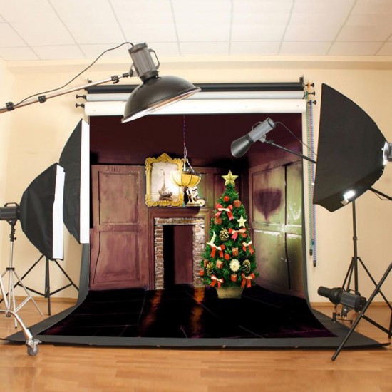 7x5ft Christmas Closet Photography Backdrop Vinyl Studio Background Photo props