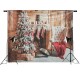 7x5ft Christmas Fireplace Christmas Tree Chair Gift Stockings Photography Backdrop Studio Prop Background 7x5ft Christmas Fireplace Christmas Tree Chair Gift Stockings Photography Backdrop Studio Prop Background