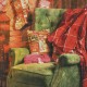 7x5ft Christmas Fireplace Christmas Tree Sofa Gift Socks Photography Backdrop Studio Prop Background
