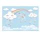 7x5ft Rainbow Smile Clouds Thin Vinyl Photography Backdrop Background Studio Photo Prop 7x5ft Rainbow Smile Clouds Thin Vinyl Photography Backdrop Background Studio Photo Prop