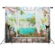 7x5ft Vinyl Curtain Scenic Window Lake Studio Props Photography Backdrops Background 7x5ft Vinyl Curtain Scenic Window Lake Studio Props Photography Backdrops Background