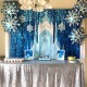 8x6ft 7x5ft 5x3ft Vinyl Cloth Romantic Ice Castle Photography Background Studio Photo Props Backdrop for Wedding Birthday Party