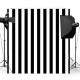 8x8FT Black White Stripes Wall Photography Studio Vinyl Background Backdrop 8x8FT Black White Stripes Wall Photography Studio Vinyl Background Backdrop