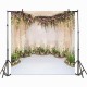 8x8FT Flowers Wall Scene Wedding Backdrop Background Photography Studio Prop 8x8FT Flowers Wall Scene Wedding Backdrop Background Photography Studio Prop