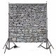 8x8ft Light Gray Stone Wall Photography Backdrop Studio Prop Background