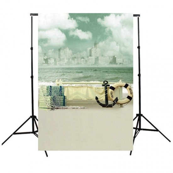 90x150cm Clouds Background Props Screen for Photo Fishing Studio Photography Steamboat Anchor Backdrop