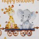 Animal Children Birthday Photo Wall Hanging Cloth Photography Background Cloth Photo Studio Props Backdrops