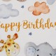Animal Children Birthday Photo Wall Hanging Cloth Photography Background Cloth Photo Studio Props Backdrops