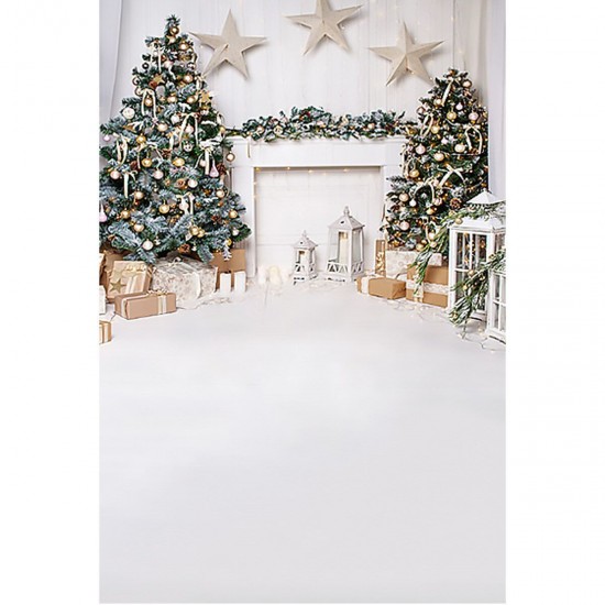 Christmas Photography Backdrops White Fireplace Wood Floor Background Cloth Photo Studio Background Christmas Tree Christmas Photography Backdrops White Fireplace Wood Floor Background Cloth Photo Studio Background Christmas Tree
