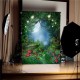 Fairy Tale World Green Forest Photography Background Cloth Backdrop Photo Props