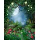 Fairy Tale World Green Forest Photography Background Cloth Backdrop Photo Props