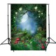 Fairy Tale World Green Forest Photography Background Cloth Backdrop Photo Props