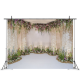 Flowers Wall Scene Wedding Photography Background Studio Props Backdrops 1.5x2.1m/2.1x2.1m/2.7x2.7/0.9x1.5m