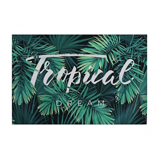 Forest Backdrop Green Tropical Leaves Vinyl Backdrops Palm Trees and Monstera Photography Background for Interior Room Wallpaper Summer Camp Photo Studio Props