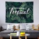 Forest Backdrop Green Tropical Leaves Vinyl Backdrops Palm Trees and Monstera Photography Background for Interior Room Wallpaper Summer Camp Photo Studio Props