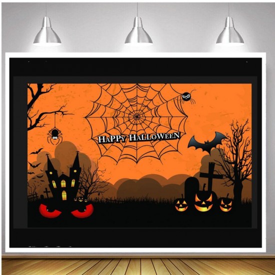 Halloween Theme Photography Backdrop Wood Wall Snowflake Sock Glitter Background Cloth Photography Backdrops Photo Props