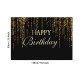 Happy Birthday Photography Backdrops Glitter Sequin Spots Background Cloth for Party Photograph Backdrop