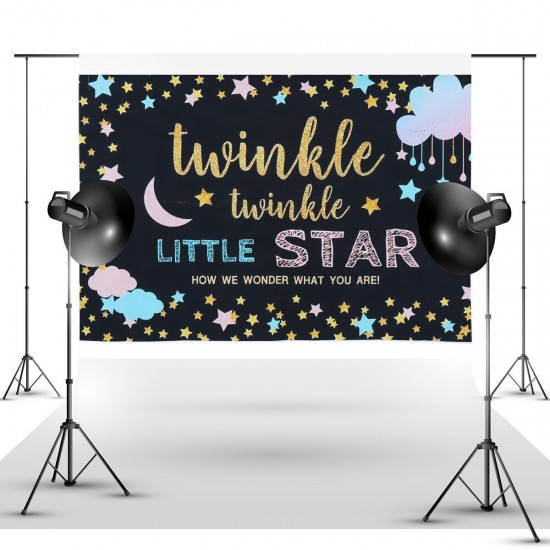 Little Star Backdrop Baby Shower Photography Background Party Banner Backdrops 150x100cm 220x150cm 250x180Cm Little Star Backdrop Baby Shower Photography Background Party Banner Backdrops 150x100cm 220x150cm 250x180Cm