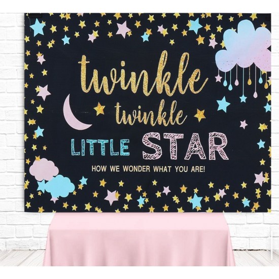 Little Star Backdrop Baby Shower Photography Background Party Banner Backdrops 150x100cm 220x150cm 250x180Cm Little Star Backdrop Baby Shower Photography Background Party Banner Backdrops 150x100cm 220x150cm 250x180Cm