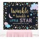 Little Star Backdrop Baby Shower Photography Background Party Banner Backdrops 150x100cm 220x150cm 250x180Cm