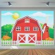 Photography Backgrounds Photo Studio Props Cartoon Red Farm Animals Birthday Party Backdrop Photography Backgrounds Photo Studio Props Cartoon Red Farm Animals Birthday Party Backdrop