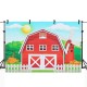 Photography Backgrounds Photo Studio Props Cartoon Red Farm Animals Birthday Party Backdrop Photography Backgrounds Photo Studio Props Cartoon Red Farm Animals Birthday Party Backdrop