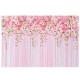 Pink Flowers Wall Photography Backdrops Rose Floral Wedding Photo Background Pink Flowers Wall Photography Backdrops Rose Floral Wedding Photo Background