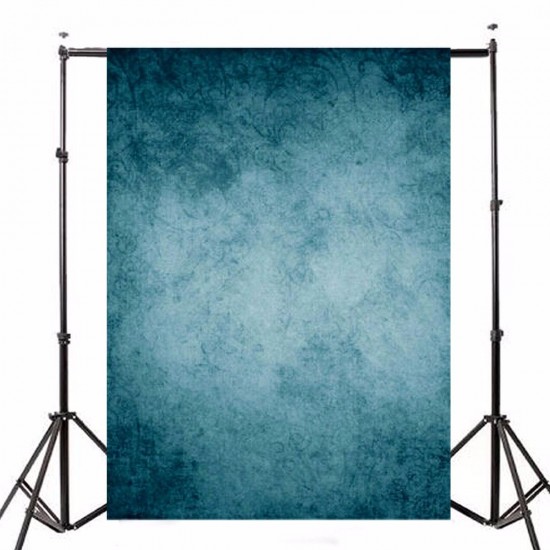 Retro Dark Blue Theme Vinyl Photography Background Backdrop for Studio Photo 7x5ft