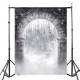 Snow Forest Archway Magic World Theme Photography Vinyl Backdrop Studio Background 2.1m x 1.5m