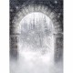 Snow Forest Archway Magic World Theme Photography Vinyl Backdrop Studio Background 2.1m x 1.5m Snow Forest Archway Magic World Theme Photography Vinyl Backdrop Studio Background 2.1m x 1.5m