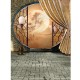 T079 3x5ft Classical Courtyard Moonlight Photography Background Cloth Studio Photo Backdrop