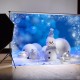 Vinyl Fabric Christmas Snowman Studio Photography Background Backdrop Vinyl Fabric Christmas Snowman Studio Photography Background Backdrop