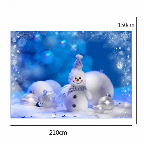 Vinyl Fabric Christmas Snowman Studio Photography Background Backdrop Vinyl Fabric Christmas Snowman Studio Photography Background Backdrop