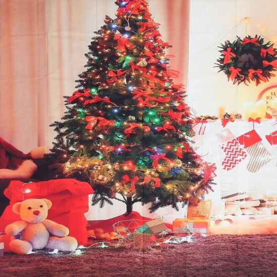 W-244 Christmas Photography Backdrop Cloth Family Photo Shoot Props Christmas Background Decoration W-244 Christmas Photography Backdrop Cloth Family Photo Shoot Props Christmas Background Decoration