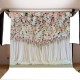 White Flowers Wedding Photography Backdrop Curtain Party Photo Background Cloth Decoration Props