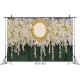 White Flowers Wedding Photography Backdrop Curtain Party Photo Background Cloth Decoration Props White Flowers Wedding Photography Backdrop Curtain Party Photo Background Cloth Decoration Props