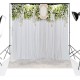 White Flowers Wedding Photography Backdrop Curtain Party Photo Background Cloth Decoration Props White Flowers Wedding Photography Backdrop Curtain Party Photo Background Cloth Decoration Props