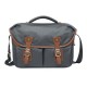 14.17 Inch Vintage Canvas Camera Messenger Bag Leather DSLR SLR Shoulder Bag Waterproof