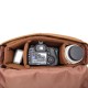 14.17 Inch Vintage Canvas Camera Messenger Bag Leather DSLR SLR Shoulder Bag Waterproof