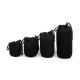 4Pcs Soft Neoprene S M L XL Lens Pouch Bag For Canon Nikon Sony Pentax DSLR Camera