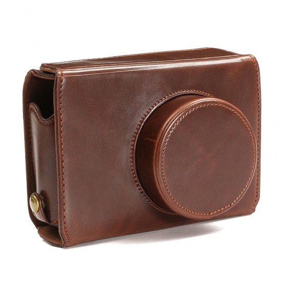 Camera Leather Bag Cover Case Bottom Opening for Fujifilm x100 x100s x100m x100t