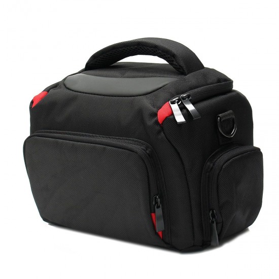 Camera Storage Travel Carry Bag with Rain Cover Strap for DSLR SLR Camera Camera Lens Flash