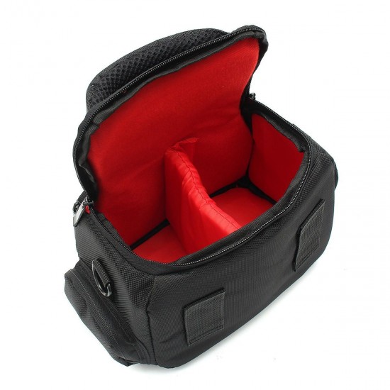 Camera Storage Travel Carry Bag with Rain Cover Strap for DSLR SLR Camera Camera Lens Flash
