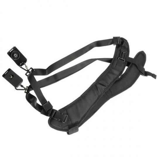 Double Shoulder Neck Strap With Sling Belt For Digital SLR DSLR Camera