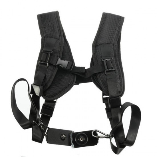 Double Shoulder Neck Strap With Sling Belt For Digital SLR DSLR Camera Double Shoulder Neck Strap With Sling Belt For Digital SLR DSLR Camera