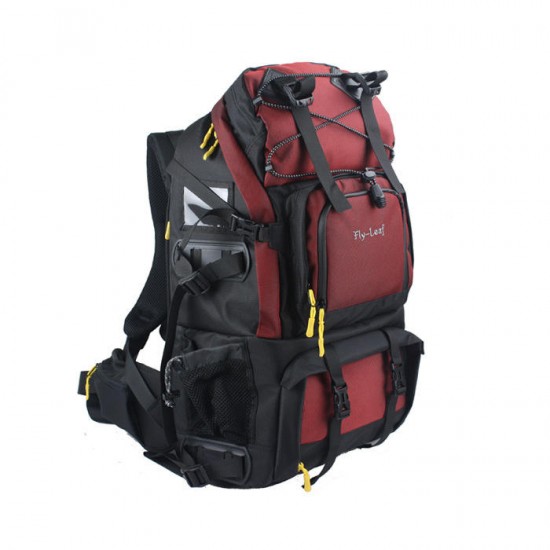 FL-303D Shockproof Water-resistant Camera Bag Backpack for Canon for Nikon DLSR Camera Tripod Lens Flash